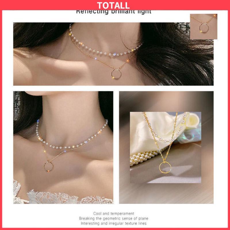 COD Kalung Mutiara Imitasi Untuk Wanita-Totall