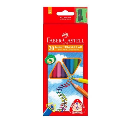 

Limited Faber-Castell Junior Triangular Colour 20 (Fsc) 11653820 Berkualitas