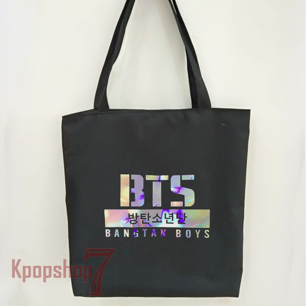 tas bangtanboyss totebag bangtanboyss hologram