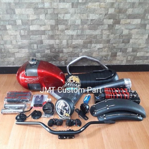 Paket Body Japstyle Triumph Bratstyle Sabuk Tiger Scorpio Byson