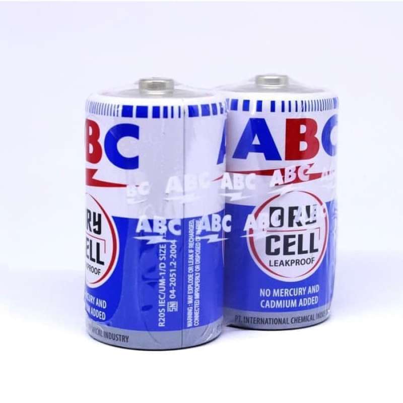 Baterai ABC Sedang R14C Size C / Batre ABC Sedang R14 C Size C Isi 2
