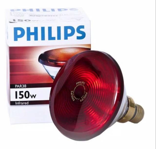 LAMPU PHILIPS INFRARED 150W MADE IN POLAND ORIGINAL