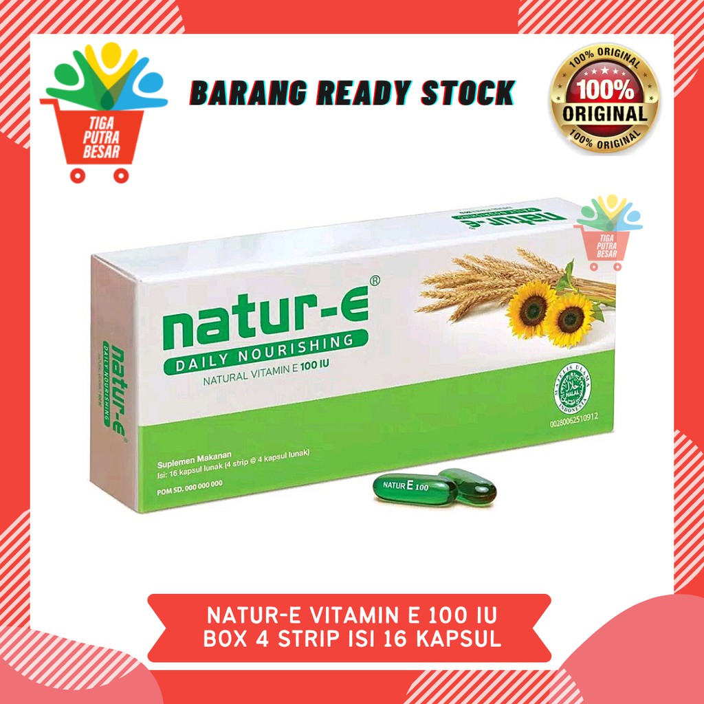 NATURE E 100 IU VITAMIN E ISI 16 KAPSUL