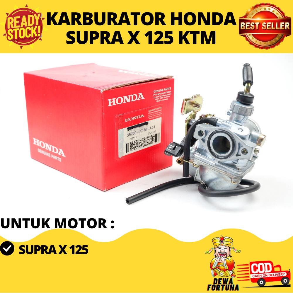 Karburator Assy Komplit Honda Supra X 125  Karburator Komplit KTM Honda Supra X 125 - 35200-KTM-A01