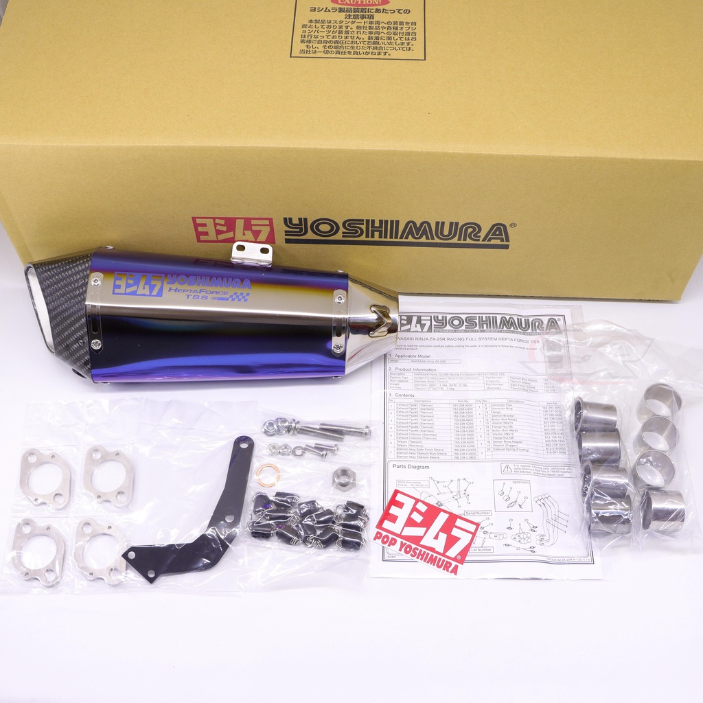 KNALPOT YOSHIMURA KAWASAKI ZX25R HEPTA FORCE FULLSYSTEM