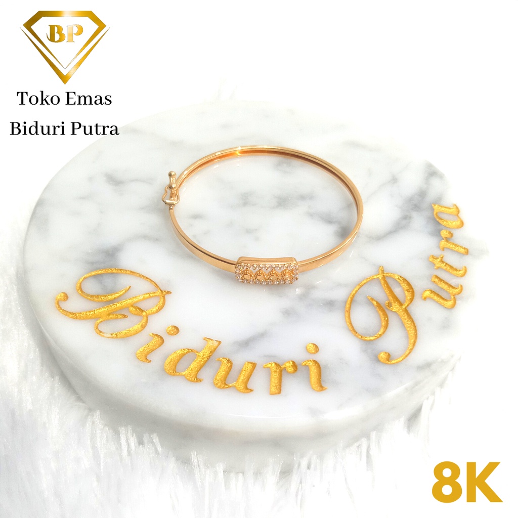 Gelang Bayi Anak Perhiasan Emas Asli Kadar 8K/375 Toko emas biduri putra