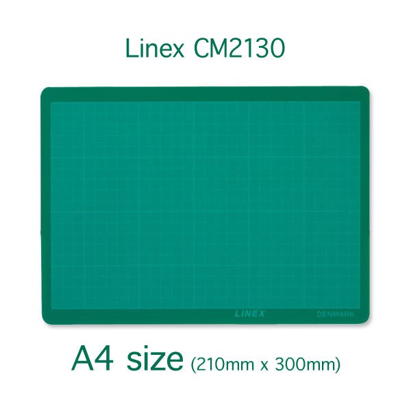 

Linex cutting mat 210x300mm warna hijau - ref.4803