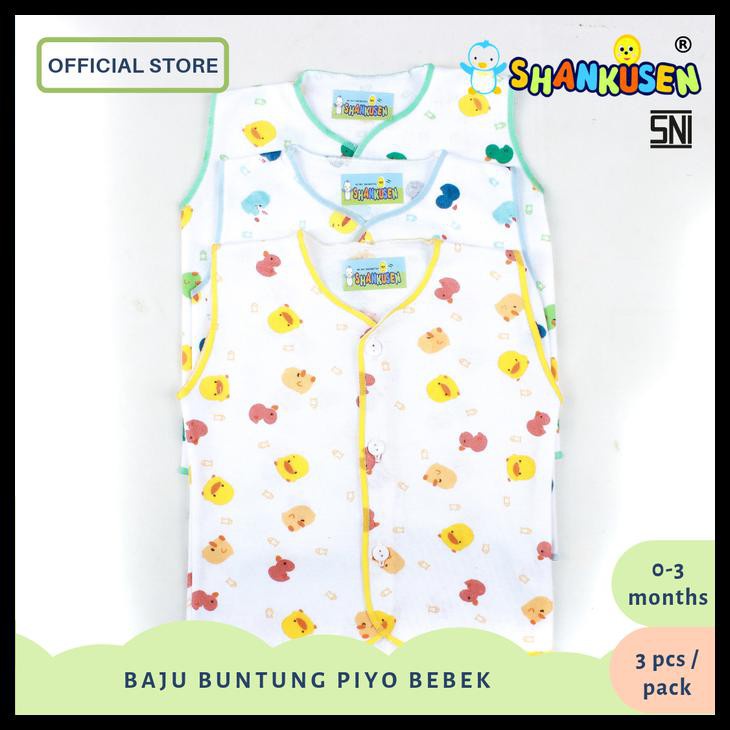 12 Pcs Baju Bayi Shankusen | Baju Sankusen Baby New Born | Pakaian Baru Lahir | Atasan Kutung Buntung Lekbong Pendek Panjang Sankhusen Shankhusen | Sguna Lusinan