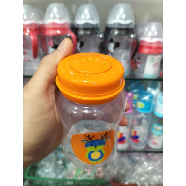 Paket Botol Wide Neck Sedotan 3 Fungsi Dengan Botol Karakter 250Ml