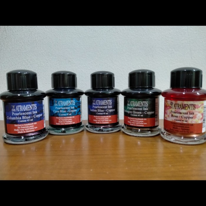 

Jual De Atramentis Pearlescent Copper Ink (Sampler In 5Ml Vial) Gilaa!!!