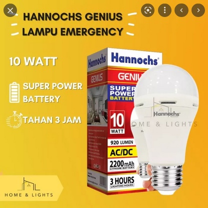 LAMPU EMERGENCY HANNOCHS GENIUS