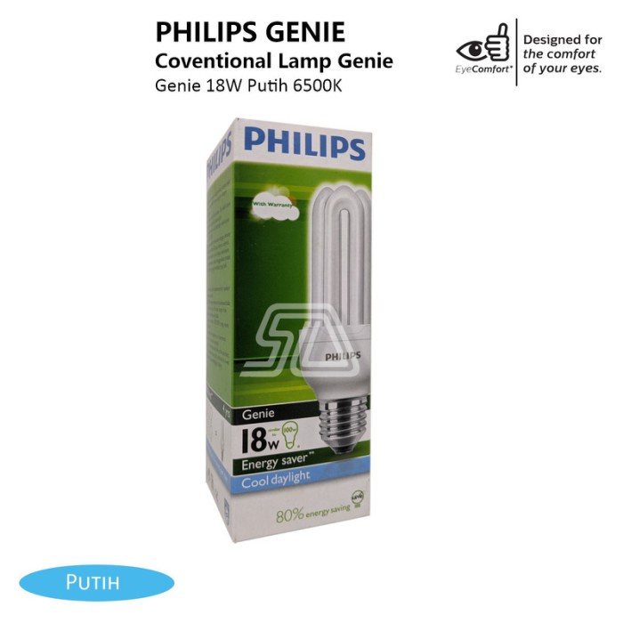 PHILIPS GENIE 18W/86 PUTIH E27