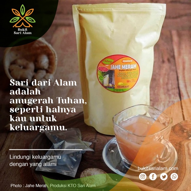

Jahe merah instan