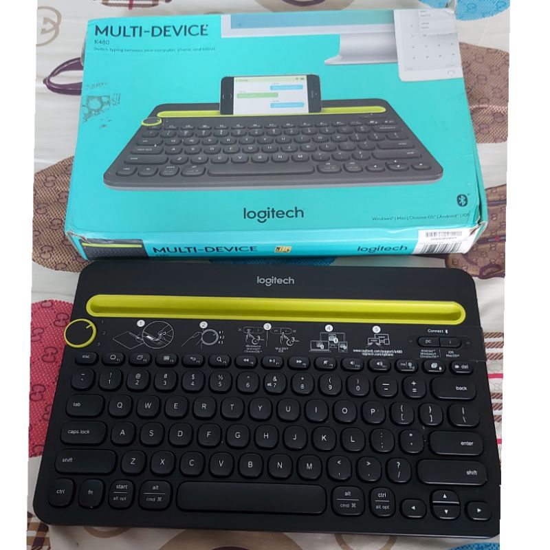 Keyboard Logitech K480 Bluetooth Keyboard Multi Device Ios Android Windows Tablet second