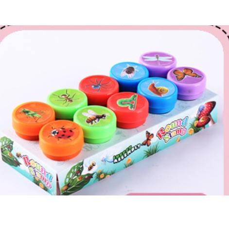 

[KODE PRODUK GWANW9581] stempel stamp cap anak dino, wild animals, smile, vegie, sea animal, princess, hellokitty