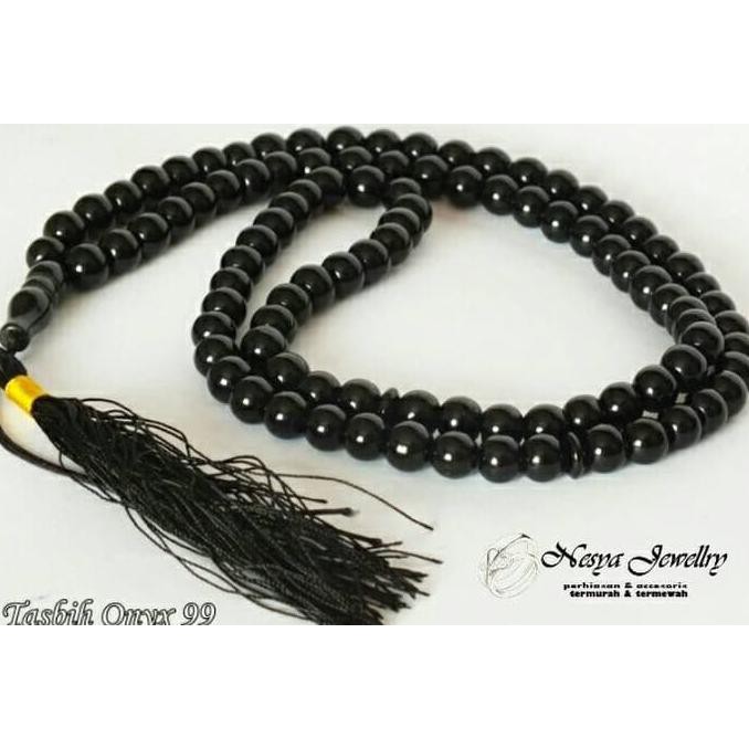 BANTING HARGA Tasbih Batu Black Onyx / Onik