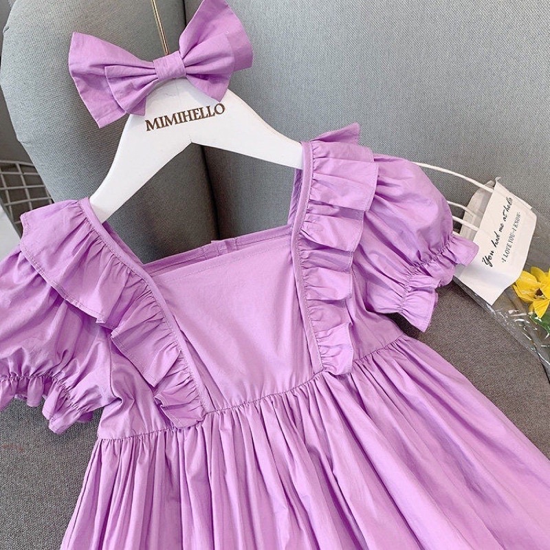 dress lilac anak impory