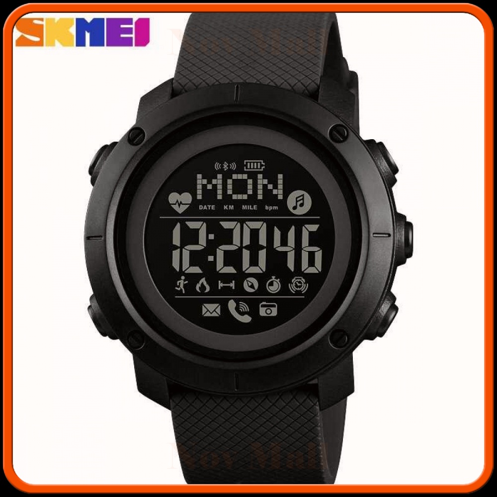 SKMEI Jam Tangan Smartwatch Pria Bluetooth Compass Heartrate SM739