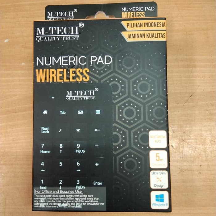 wireless keyboard angka numeric keypad