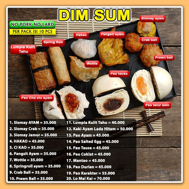 

ANEKA DIMSUM FROZEN