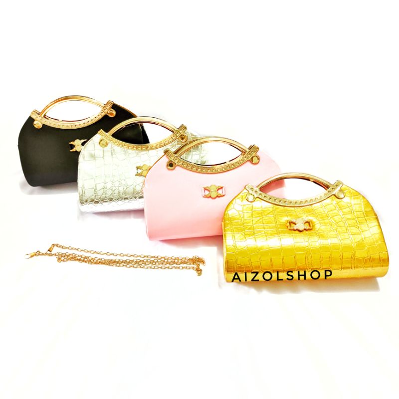 tas pesta ERINKA by aizolshop tas kondangan tas tangan clutch pesta tas wanita murah tas rantai