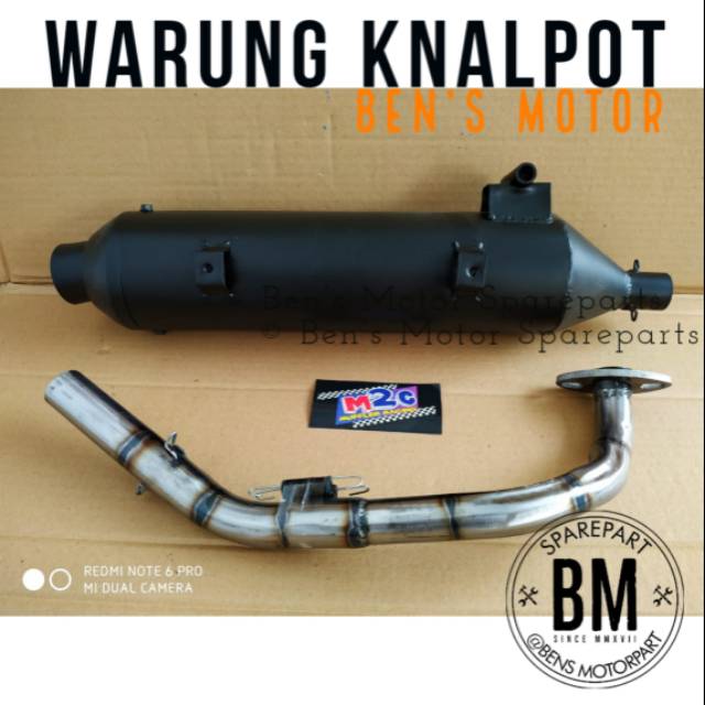 Knalpot Racing Suzuki Hayate / Knalpot Bobokan Suzuki Hayate Galvanis M2C