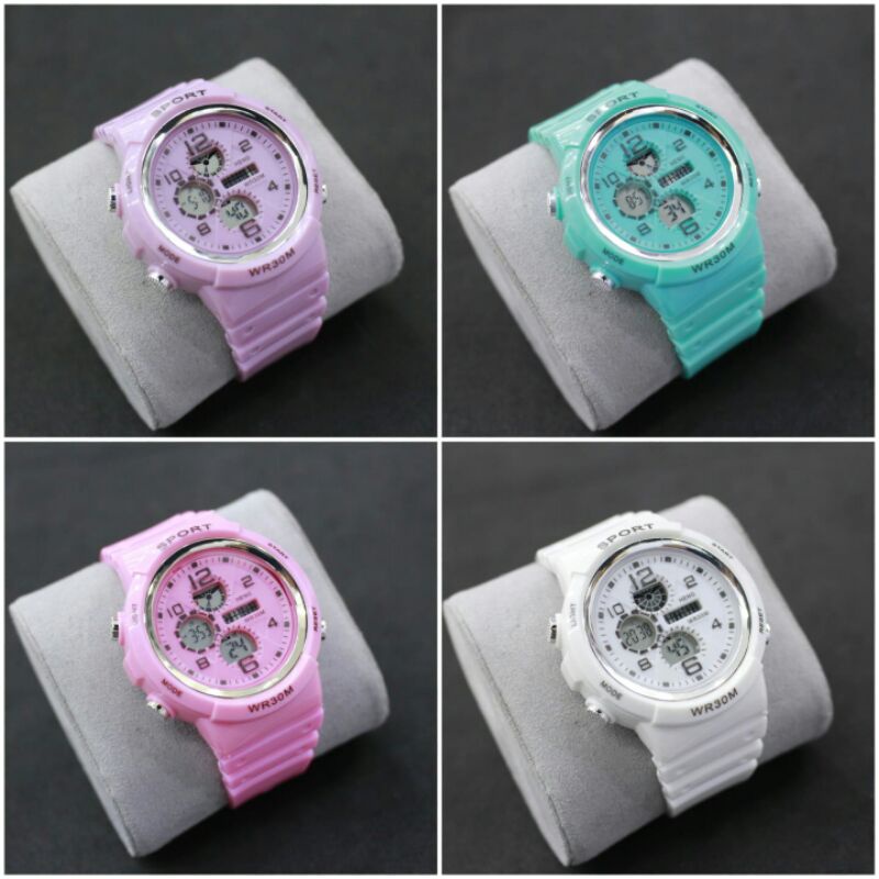 Jam tangan wanita Digital watch sport jam tangan wanita digital rubber