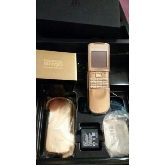 SPESIAL HR INI CUCI GUDANG HP  {2nd} Nokia 8800 Sirocco Gold Handphone & Tablet / Handphone