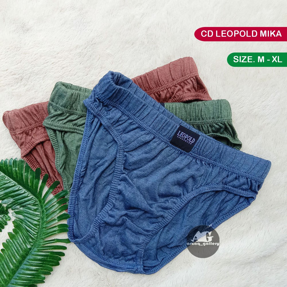 [ isi 3] CD LEOPOLD MIKA | Celana dalam pria dewasa leopold | Celana Dalam Pria Dewasa | Cd |