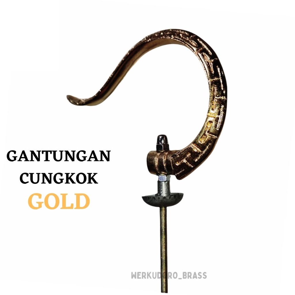 GANTUNGAN SANGKAR BURUNG CUNGKOK GOLD CANTOLAN SANGKAR CUNGKOK GOLD EMAS