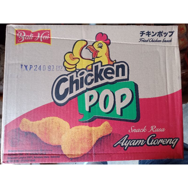 

Chicken Pop Snack Rasa Ayam Goreng 1 Karton isi 30 Pcs