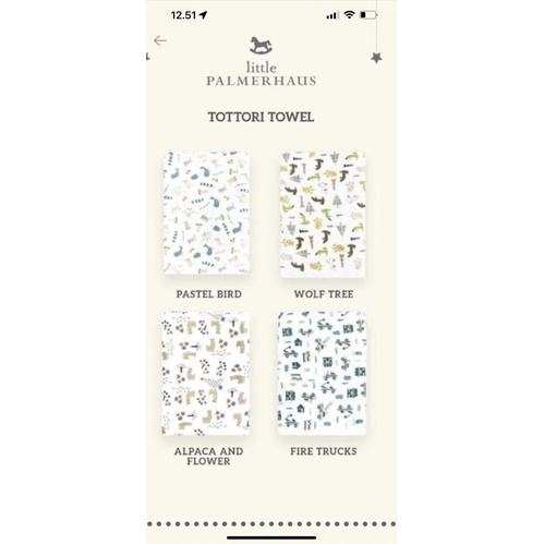 Little Palmerhaus Tottori Premium Baby Towel / Handuk bayi Tottori-3