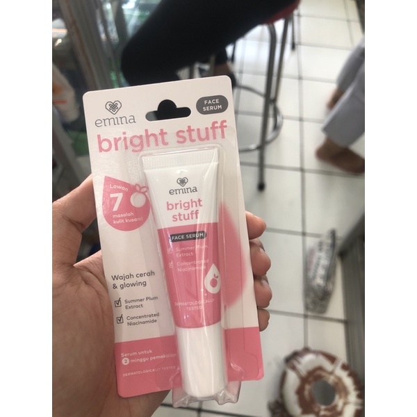 Emina Bright Stuff Face Serum Size Kecil (7,5 ml)