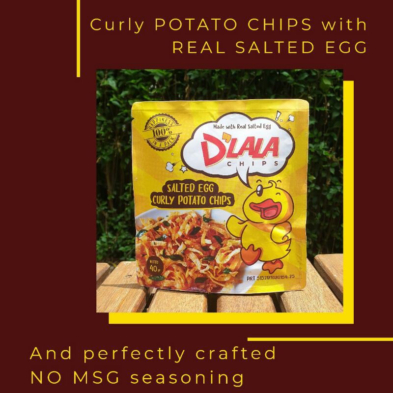 

D'lala Salted Egg Curly Potato Chips