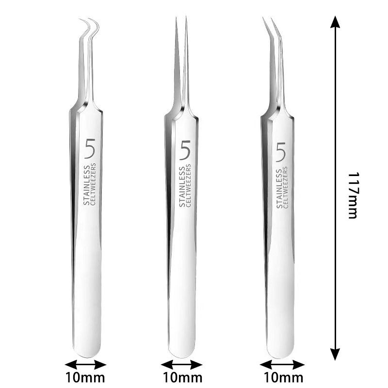 GERMANY TWEEZER SET TWEEZER STAINLESS CELL TWEEZER PINSET ANTI STATIS