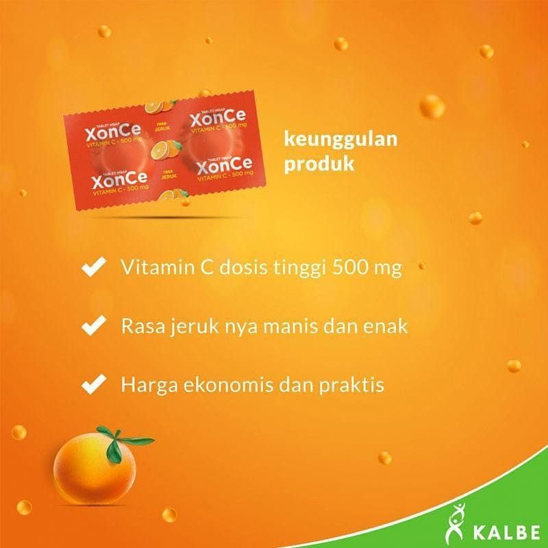 XONCE VITAMIN C 500 MG TABLET HISAP