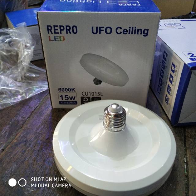 lampu plafon led 15 watt repro fiting e27 led ufo