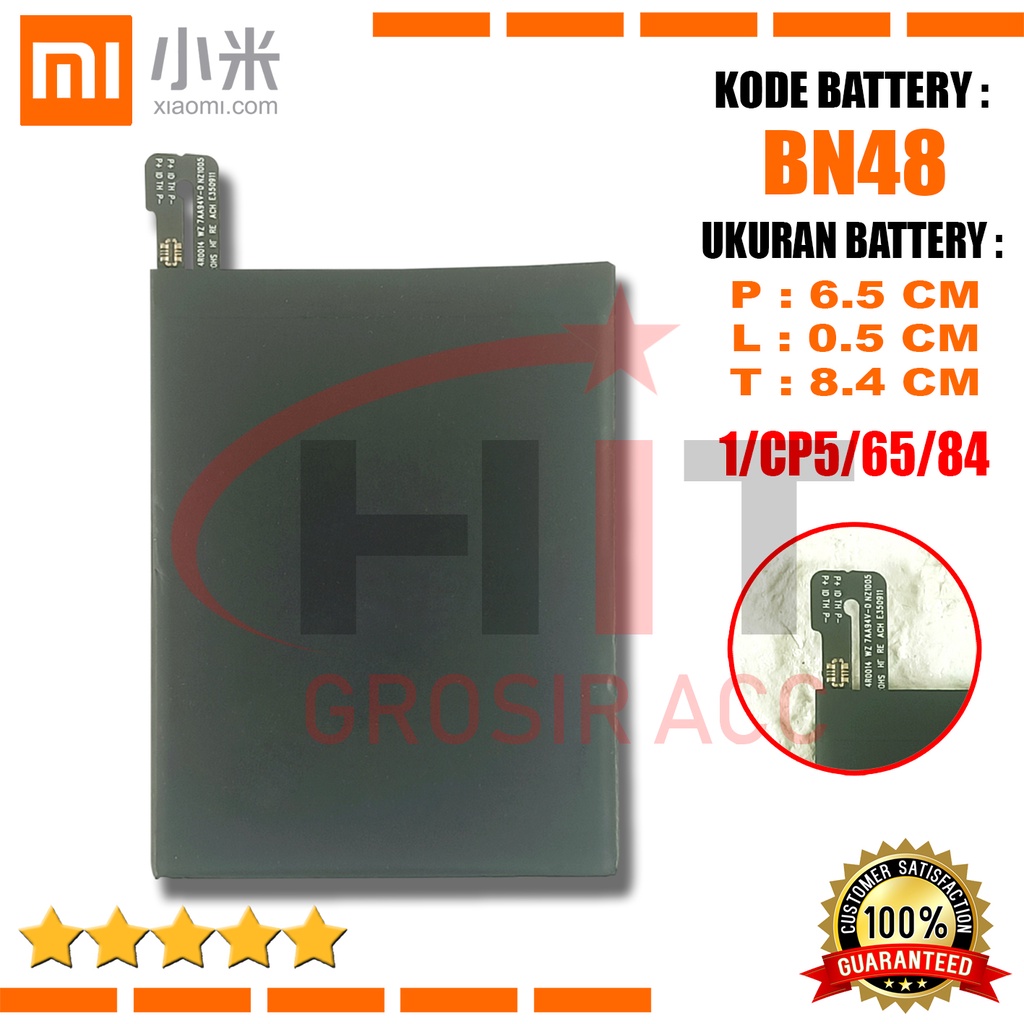 Baterai Battery Original BN48 Xiaomi Redmi Note 6 Pro