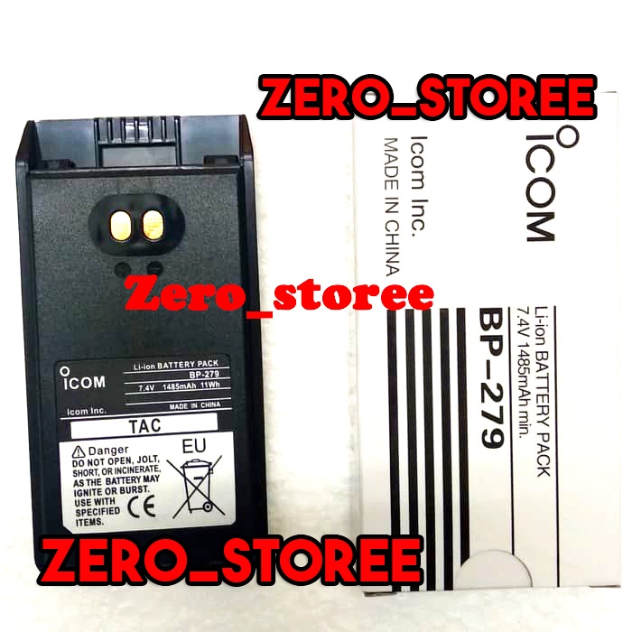 BP-279 Baterai Icom IC-V88 IC-U88 V88 U88 HT BP 279 Bagus Murah Awet Batre HT ICOM BP279 Bateray Battery