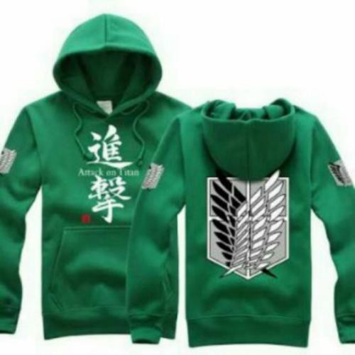 Jaket Anak Anime Anak Sweater Attack On Titan AOT Fashion Anak Hoodie