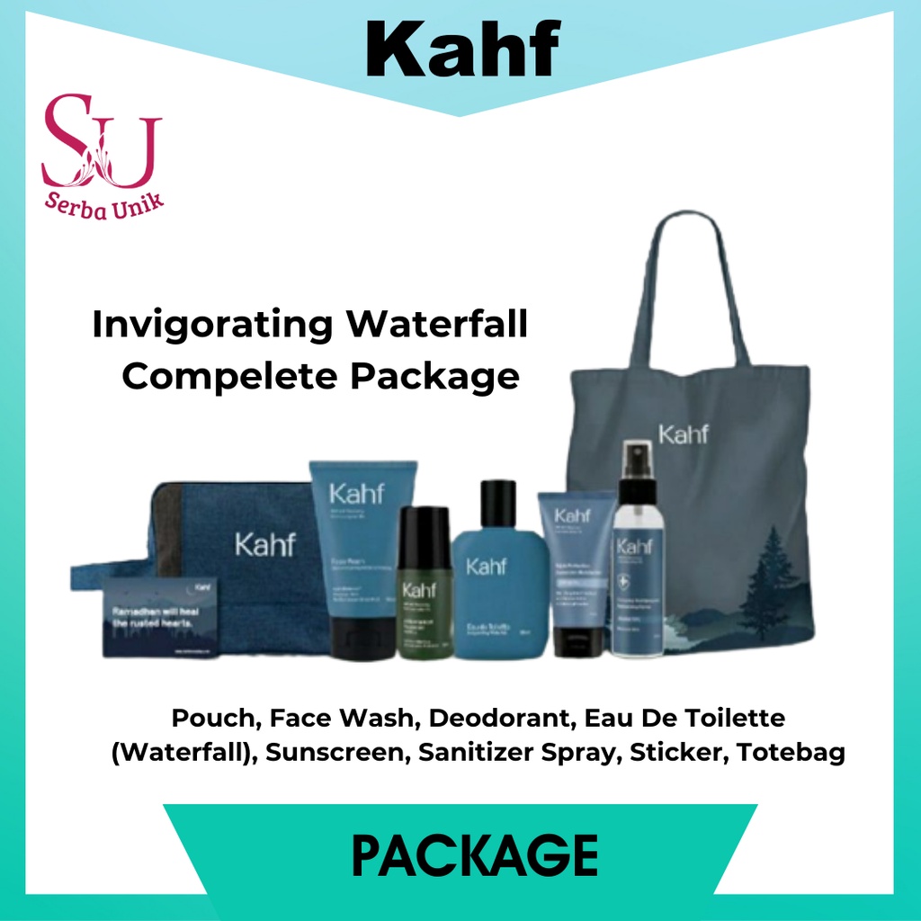 Kahf Revered Oud | Humbling Forest | Invigorating Waterfall Compelete Package For Men