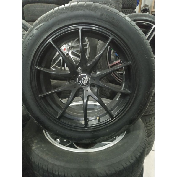 velg racing ssw ring 17 pcd 5x114 plus ban 215 55 R17