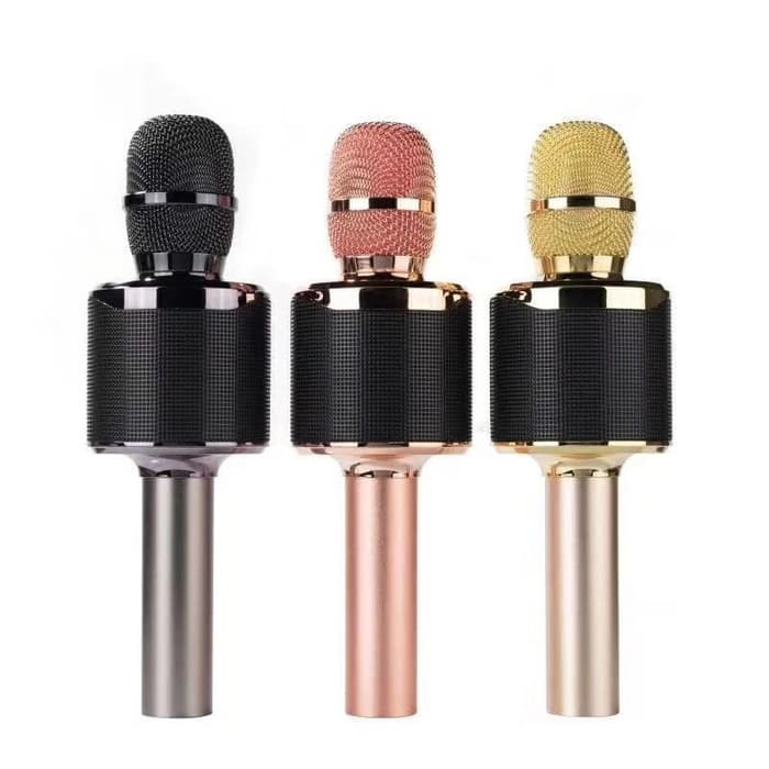 Mic Karaoke KTV LED Microphone Smule Wireless Bluetooth WSTER D03 D-03
