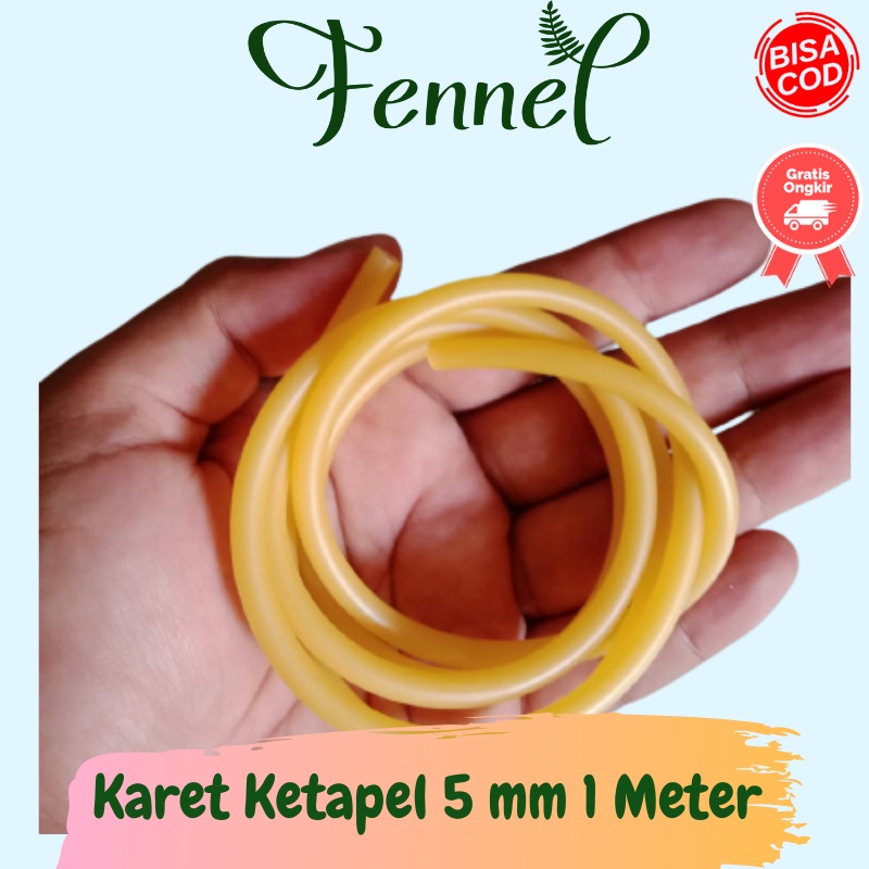 Tali Karet Ketapel 5mm 1 Meter