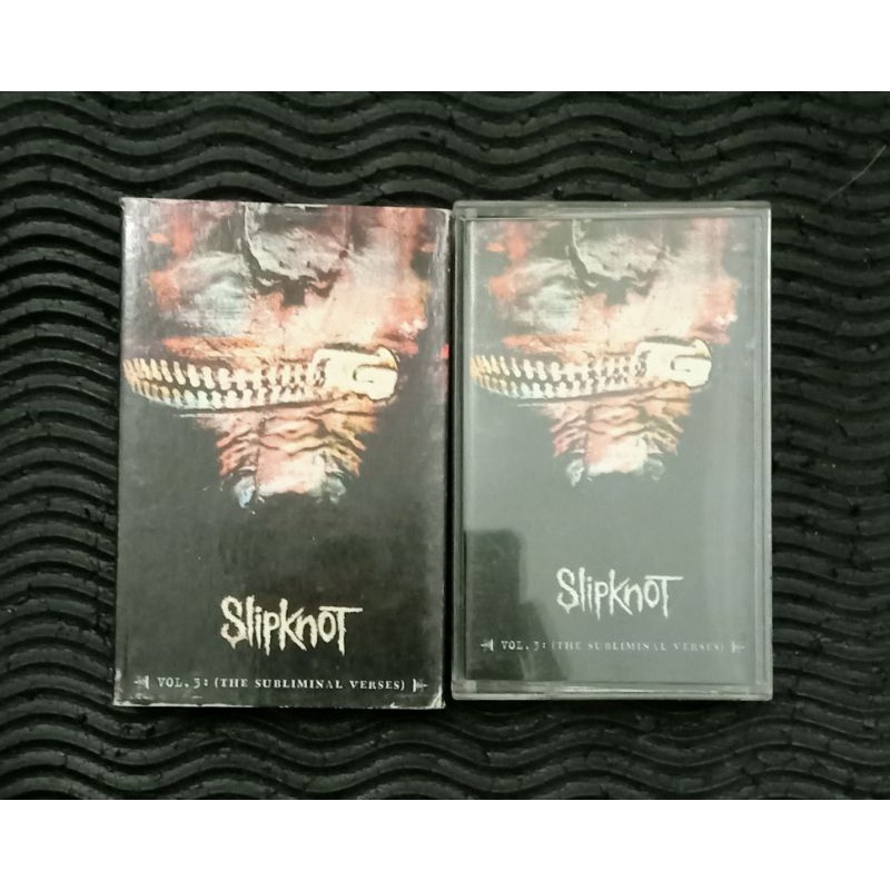 Kaset Pita Slipknot - Vol 3 The Subliminal Verses - metal