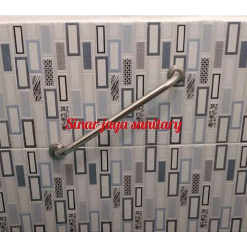 Grip bar stainless 50cm &quot;ORIGINAL SUS 304&quot; / pegangan kamar mandi 50 cm stainlesa stell / Grab bar stainless stell