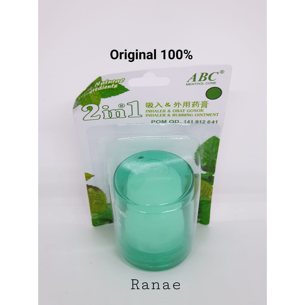 20g ABC Menthol Cone 20gr (HIJAU)