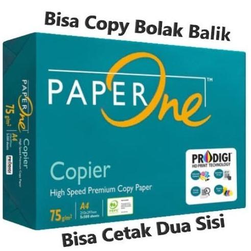 

SALE Kertas Print Fotocopy HVS A4 75 gr PaperOne