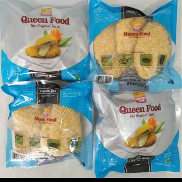 

Queen food chicken golden blue