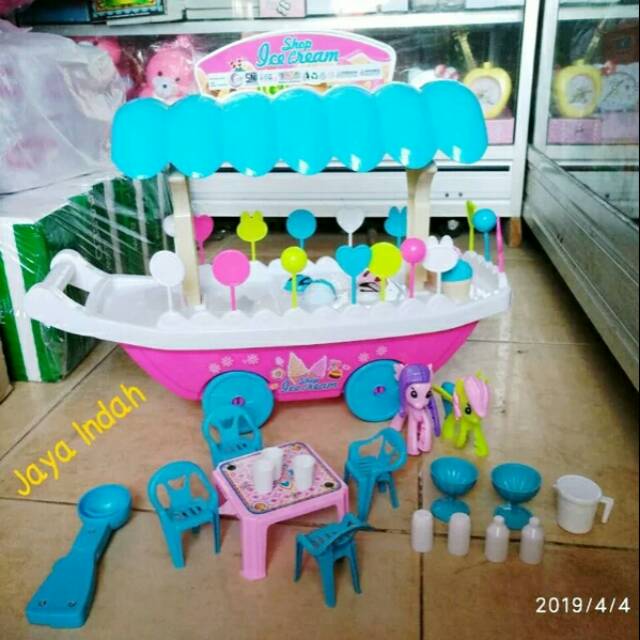 Mainan Mobil Es Krim Mainan anak es krim es grobak trolly BESAR murah lucu Gerobak ice cream